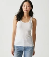 Michael Stars Mia Boyfriend Tank In White