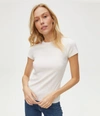 Michael Stars Lexy Tee In Chalk