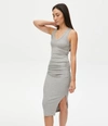 Michael Stars Lori Dress In Heather Grey