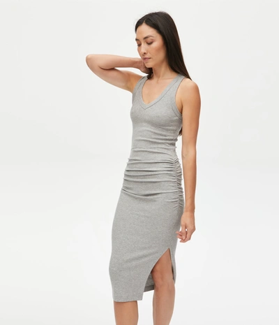 Michael Stars Lori Dress In Heather Grey