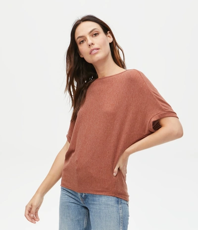Michael Stars Ellie Elbow Sleeve Top In Rustique