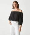 MICHAEL STARS ISABEL CONVERTIBLE GAUZE TOP