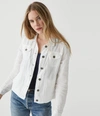Michael Stars Jean Linen Jacket In White