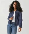 Michael Stars Jean Linen Jacket In Admiral