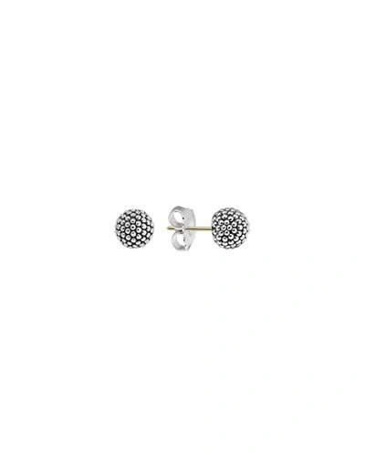 LAGOS SILVER COLUMBUS CIRCLE STUD EARRINGS,PROD174640372