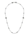 KONSTANTINO STERLING ETCHED DOT CHAIN NECKLACE, 36"L,PROD184250295