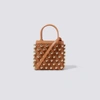 Jonathan Simkhai Dion Mini Studded Tote In Camel