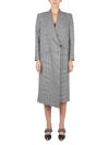 Alexander Mcqueen Tailored Houndstooth Double-breasted Coat In Multicolor
