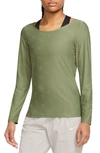 Nike Sportswear Air Long Sleeve T-shirt In Green