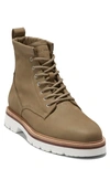 Cole Haan American Classics Plain Toe Boot In Stone/ Egret Wp