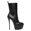 CHRISTIAN LOUBOUTIN DOLLY BLACK 160 PLATFORM LEATHER BOOTS