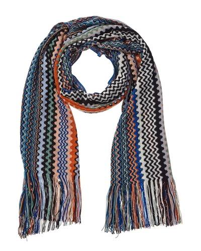 Missoni Wool-blend Scarf In Nocolor