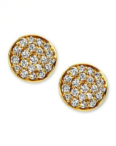 Ippolita Stardust Mini Diamond Stud Earrings In Gold