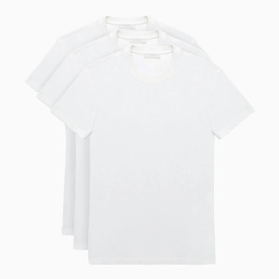 Prada White T-shirts - 3-pack