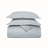 Boll & Branch Organic Percale Hemmed Duvet Set In Shore