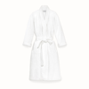 Boll & Branch Women's Plush Robe In White/white Plush