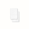 Boll & Branch Organic Signature Eyelet Pillowcase Set In White/white Eyelet
