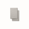 Boll & Branch Organic Signature Hemmed Pillowcase Set In Pewter