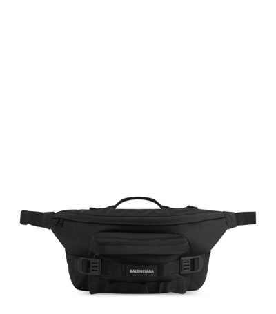 Balenciaga Technical Cross-body Bag In Black