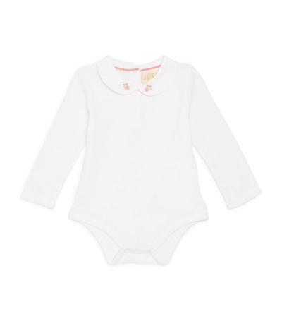 Albetta Babies' Embroidered Bodysuit (3-18 Months) In White