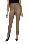 FRANK LYMAN Faux Leather Pants in Whiskey