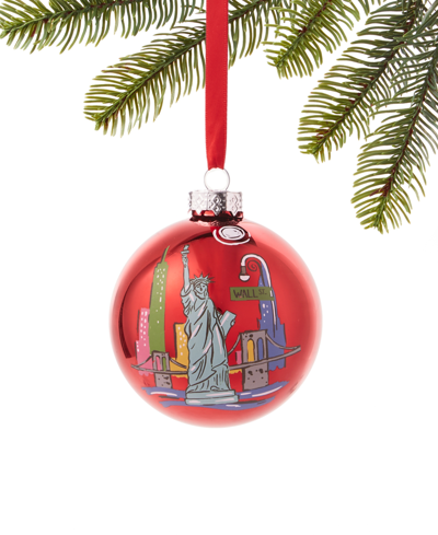 Holiday Lane New York Glass Nyc Ornament, Created For Macy's