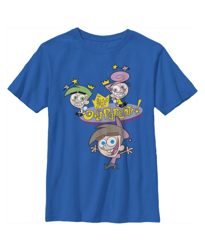 NICKELODEON BOY'S THE FAIRLY ODDPARENTS TIMMY TURNER AND FAIRY GODPARENTS CHILD T-SHIRT 