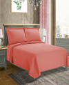 Superior 100% Cotton Diamond Solitaire All-season 2-piece Coverlet Set, Twin In Coral