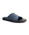 Anthony Veer Men's Marrakesh Leather Slides In Navy