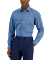 ALFANI MEN'S REGULAR FIT TRAVELER STRETCH DRESS SHIRT, CREATED FOR MACY'S