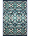 Nourison Aloha Alh14 Area Rug In Cream