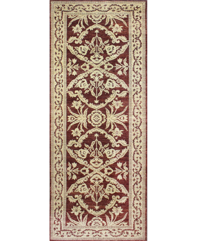 Bb Rugs One Of A Kind Mansehra 4'3" X 11'3" Runner Area Rug In Chocolate