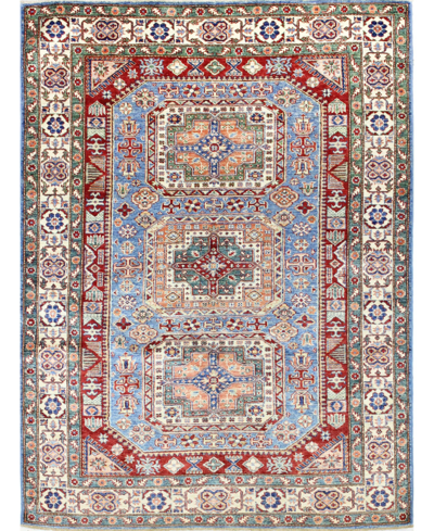 Bb Rugs One Of A Kind Fine Kazak 4'9" X 6'9" Area Rug In Mist