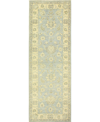 Bb Rugs One Of A Kind Mansehra 2'8" X 8' Runner Area Rug In Mist