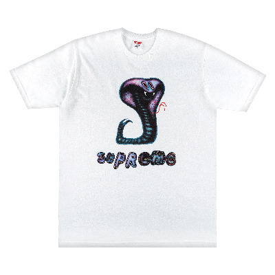 Pre-owned Supreme Snake Tee 'white'