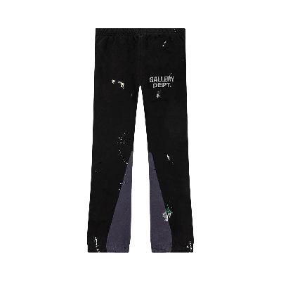 Pre-owned Gallery Dept. Logo Flare Sweatpants 'washed Black'