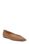 Sam Edelman Women's Wanda Pointed Toe Flats Women's Shoes In Brown