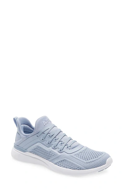 Apl Athletic Propulsion Labs Techloom Tracer Knit Training Shoe In Frozen Grey / White