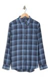 Travismathew Inland Long Sleeve Shirt In Vintage Indigo