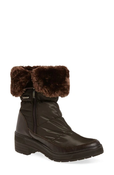 Pajar Ventura Weatherproof Faux Fur Lined Boot In Brown