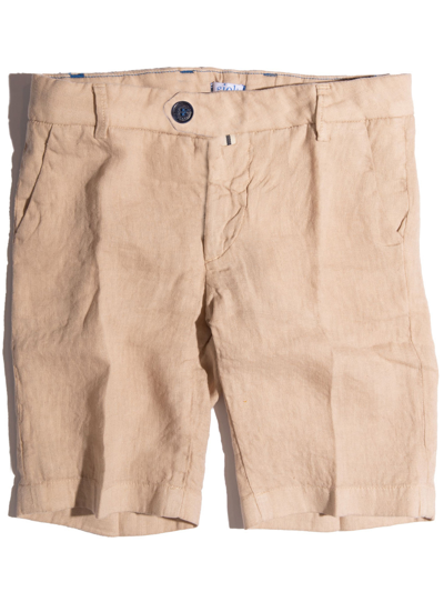 Siola Kids' Beige Linen Bermuda