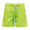 Sundek Fluo Yellow Boxer Swimsuit With Blue Logo In Giallo