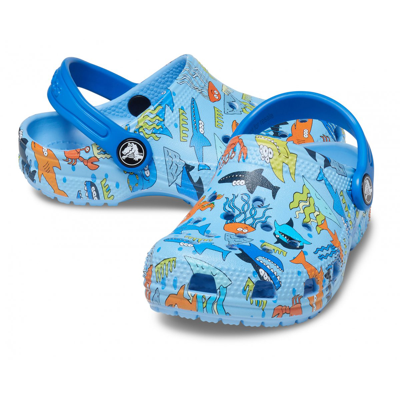 Crocs Pool Party Iconic Comfort  In Cielo