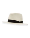 RAG & BONE PANAMA STRAW HAT, WHITE,PROD193620080
