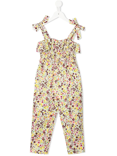 Philosophy Kids' Jumpsuit With Floral Print In Fantasia