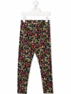 Philosophy Di Lorenzo Serafini Floral Print Leggings In Fantasia