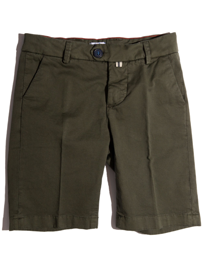 Siola Kids' Green Bermuda Camerelle In Verde