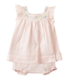 Tartine Et Chocolat Checked Dress And Ruffles In Rosa