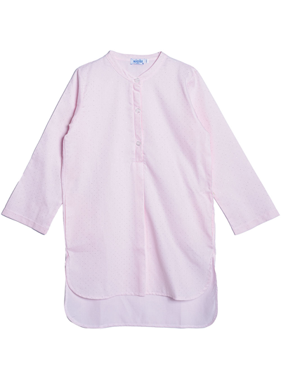 Siola Kids' Long Sleeved Nightdress In Rosa