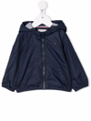 TOMMY HILFIGER JUNIOR WINDPROOF JACKET WITH LOGO ON THE BACK